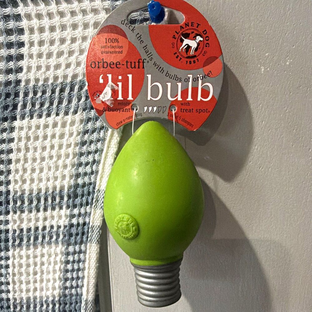 Planet Dog Orbee-Tuff Lil Bulb Rubber Treat Dispensing Buoyant Dog Toy, S